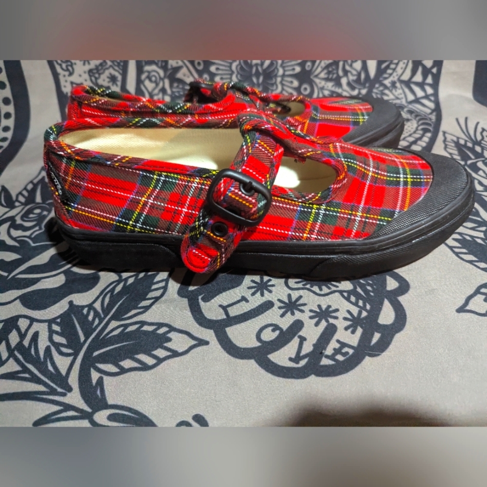 Vans Style 93 Mary Jane tartan plaid US 7